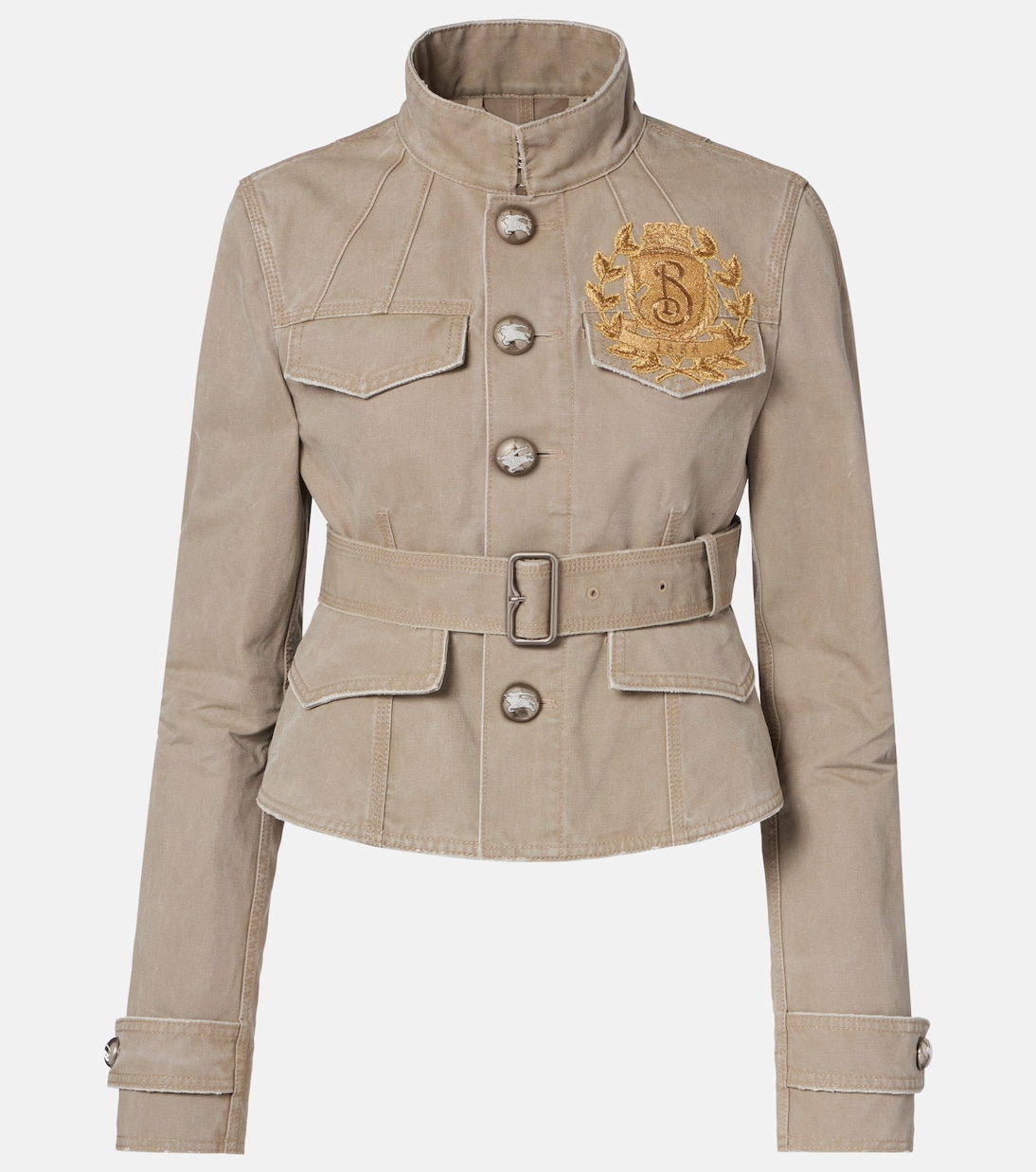 

Куртка B Crest из хлопкового полотна Burberry, Quill