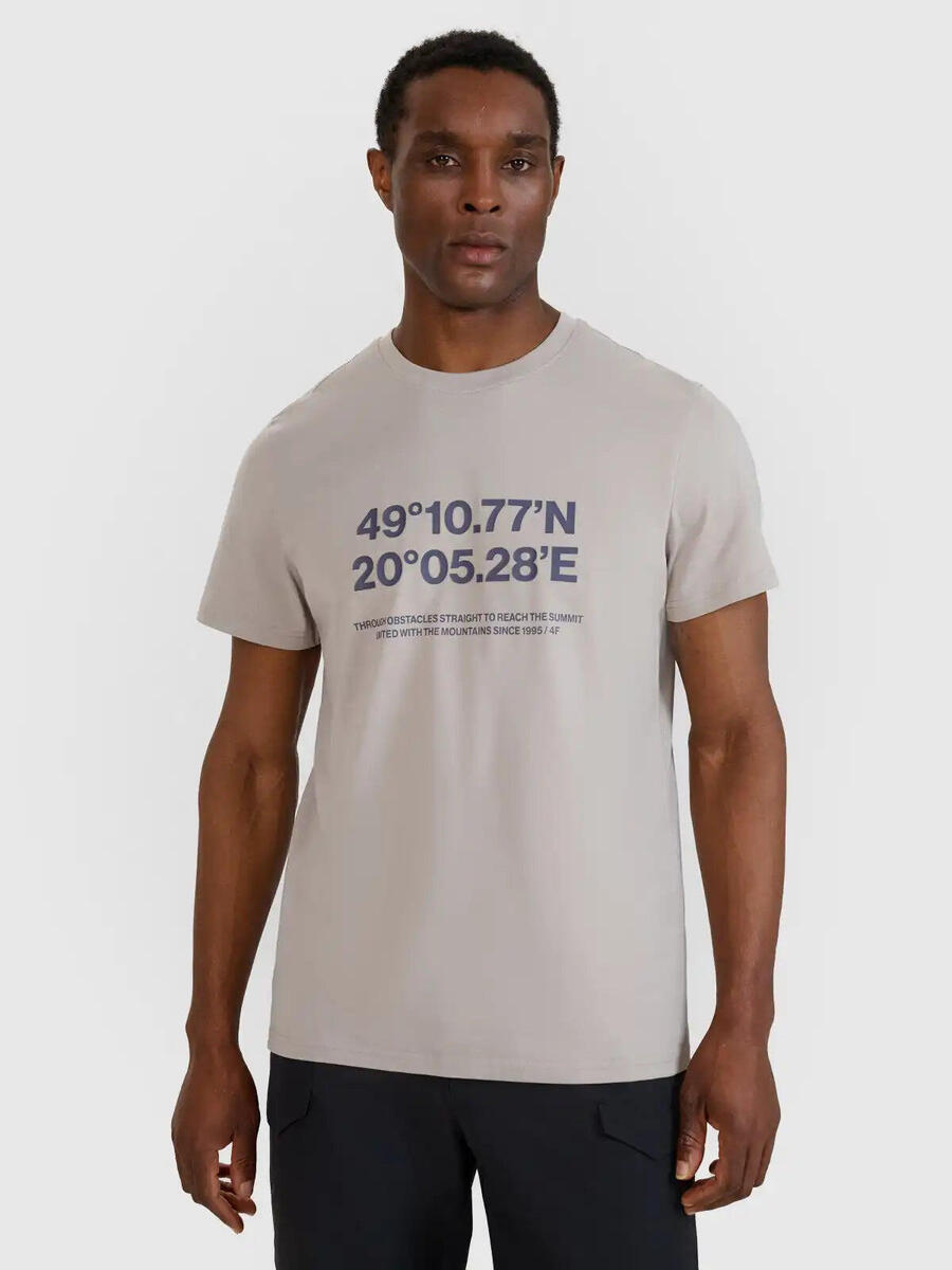 

4F Обычная мужская футболка с принтом