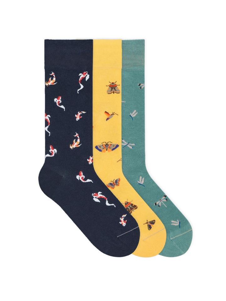 

Von Jungfeld Набор фирменных носков с узорами "Lakeshore"