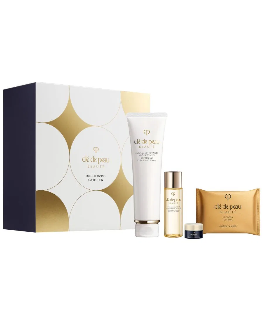 Набор из 4 смягчающих очищающих пенок Cle De Peau Beaute