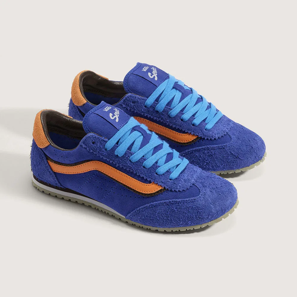 Мужские низкие кроссовки Super Low Pro Royal Cobalt/Sunset Orange от Vans
