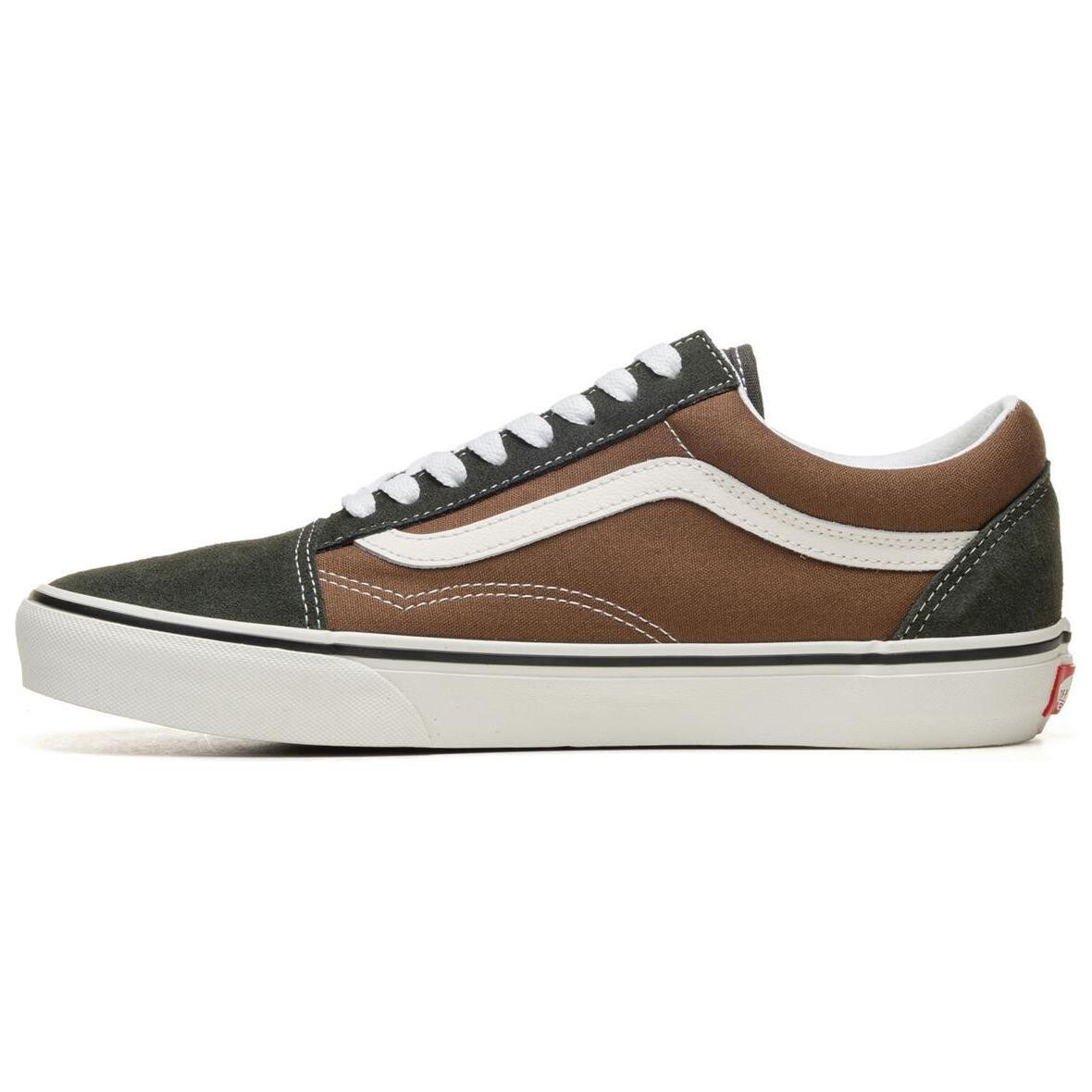 

Кроссовки Vans Old Skool 'Pop Brown Multi-Color', белый/черный