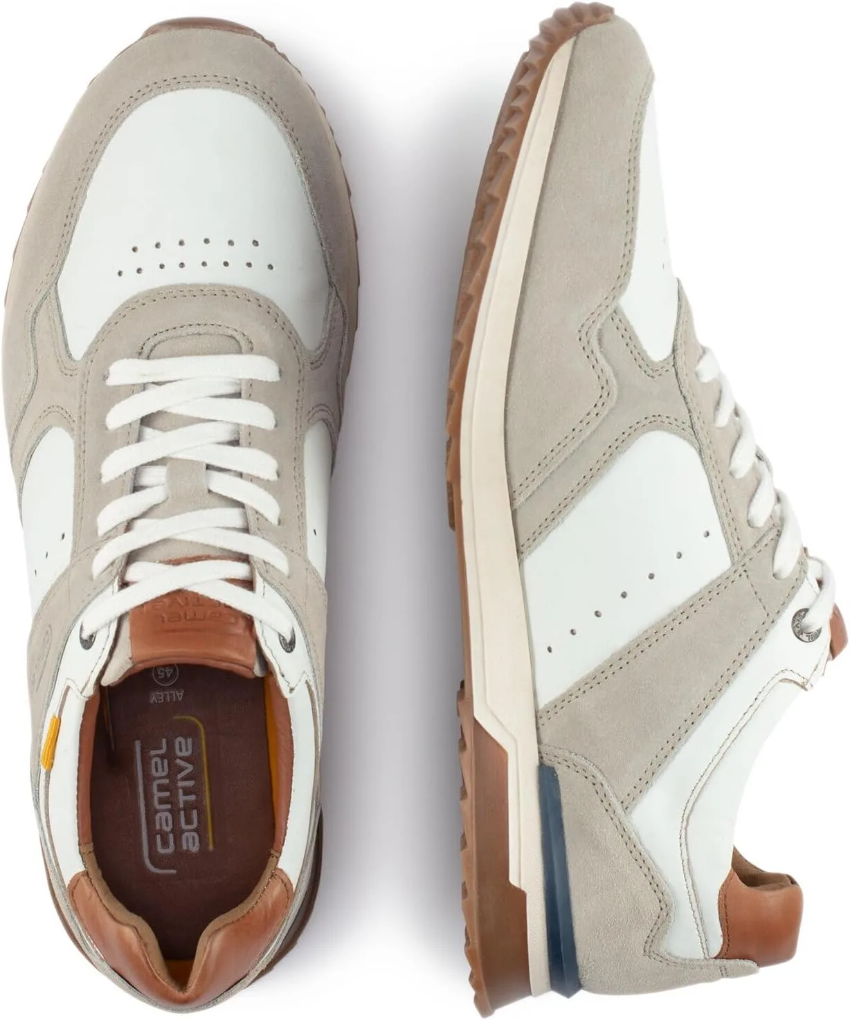 Мужские кроссовки Camel Active 54AL001, белый/коричневый — фото 2