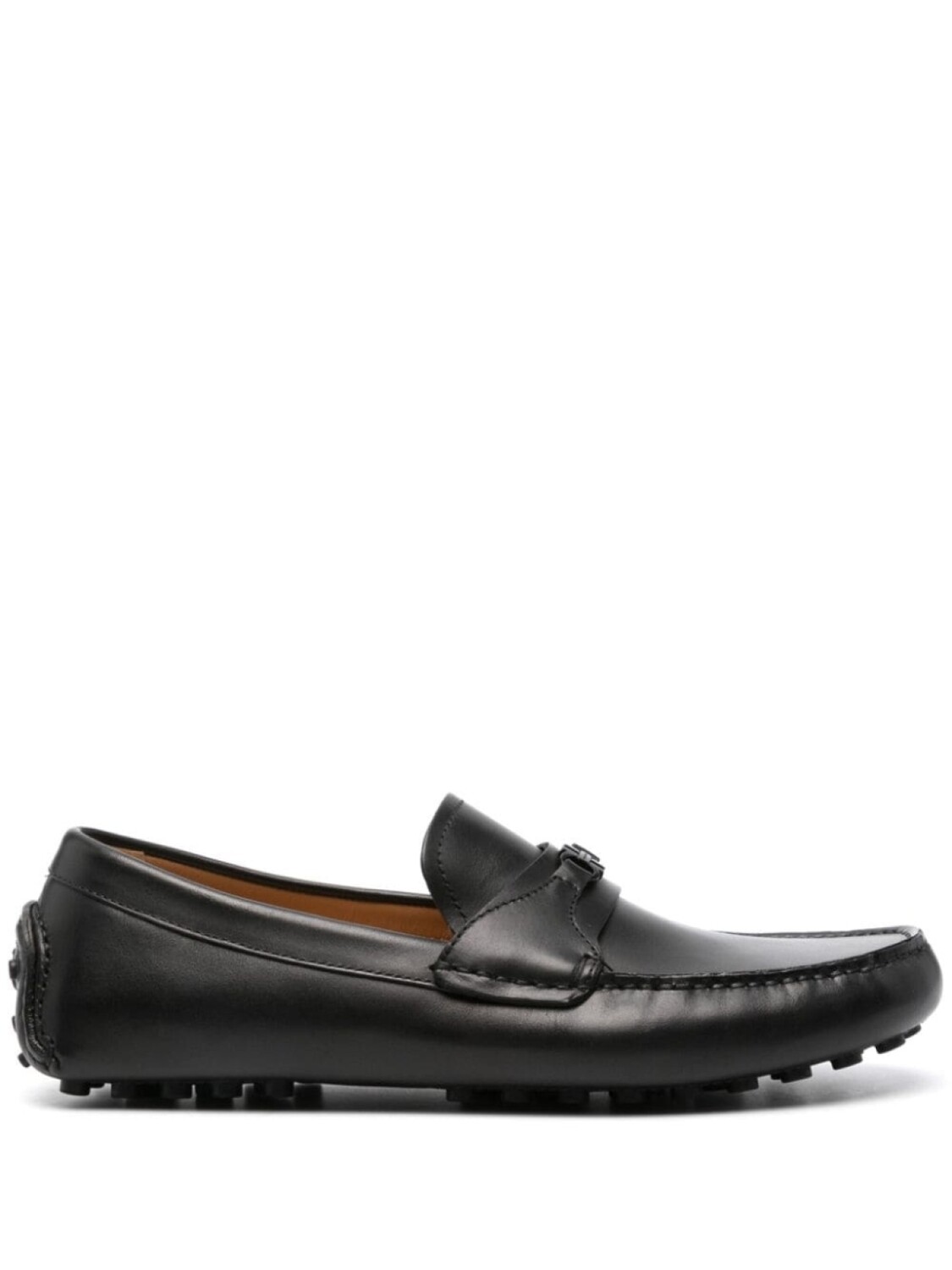 

Ferragamo мокасины с бляшкой Ганчини, черный