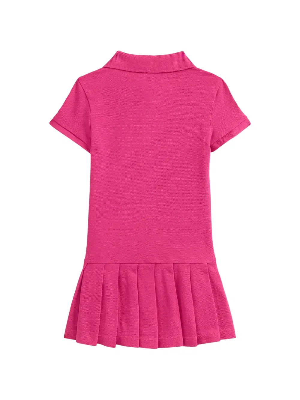 Платье в складку Polo Ralph Lauren Kids, розовый — фото 2