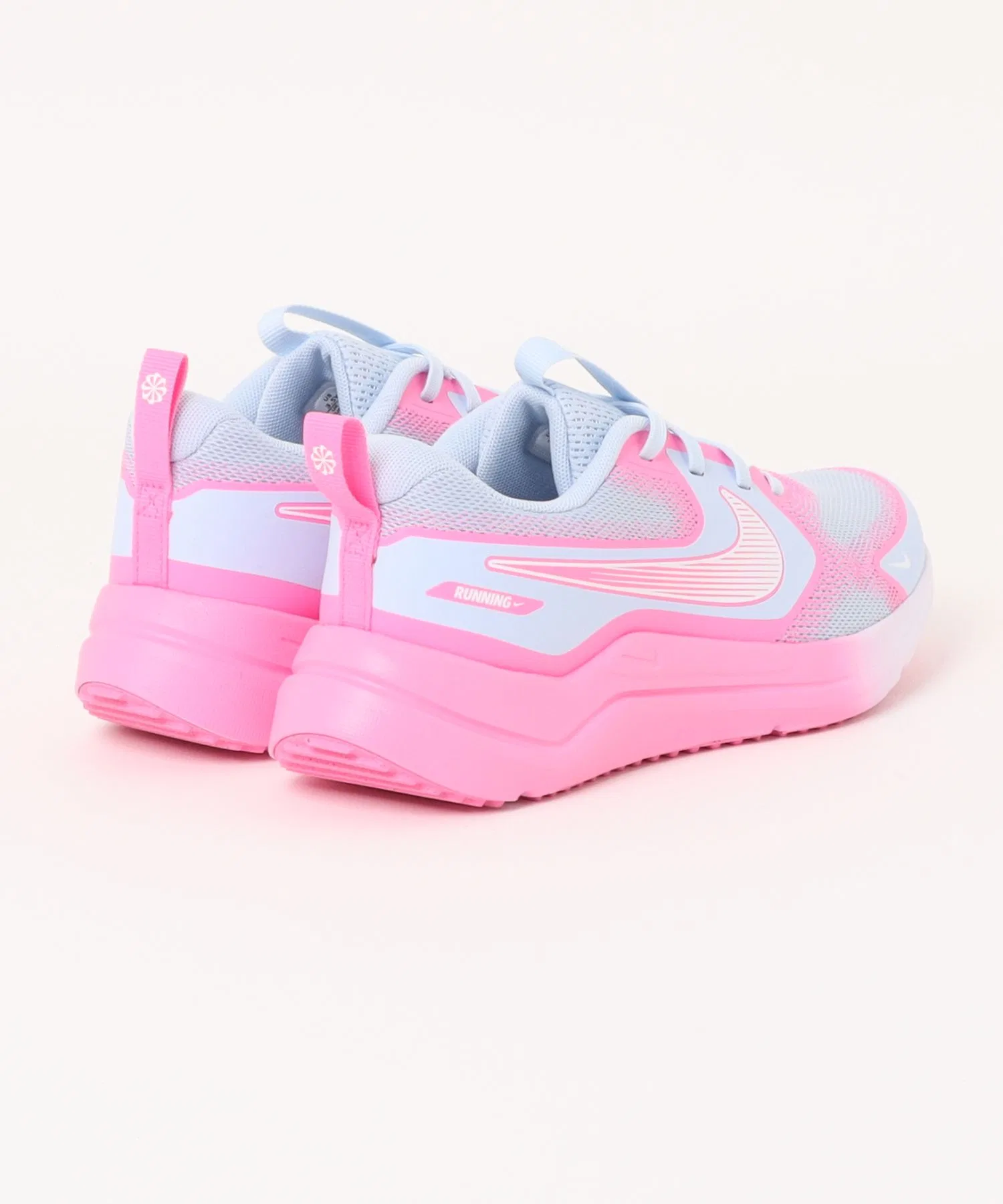 Детские кроссовки NIKE COSMIC RUNNER SWOOSH GS лёгкие сине-серые — фото 2