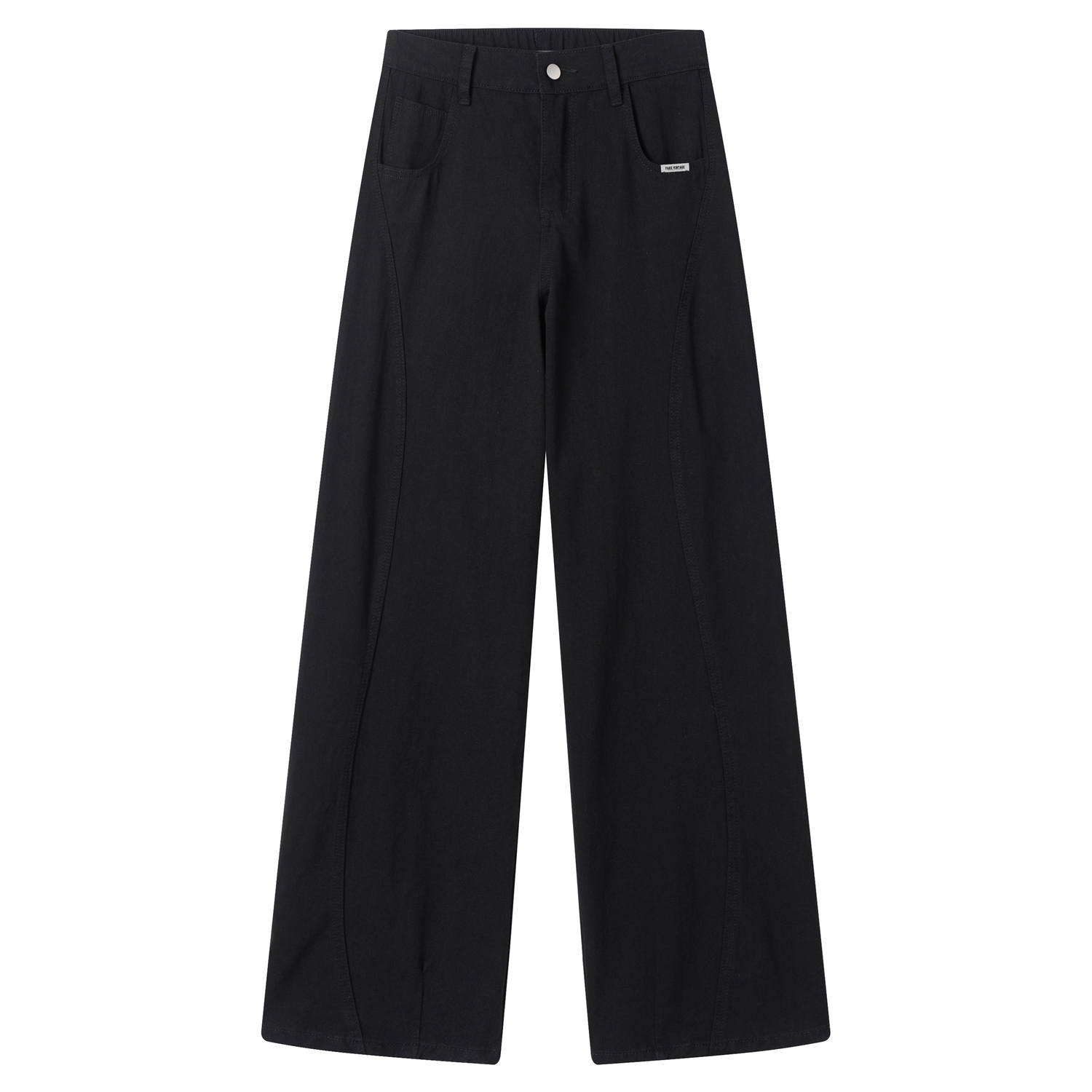 

Фальшивые винтажные повседневные брюки Unisex FAKE UINTAGE, черный