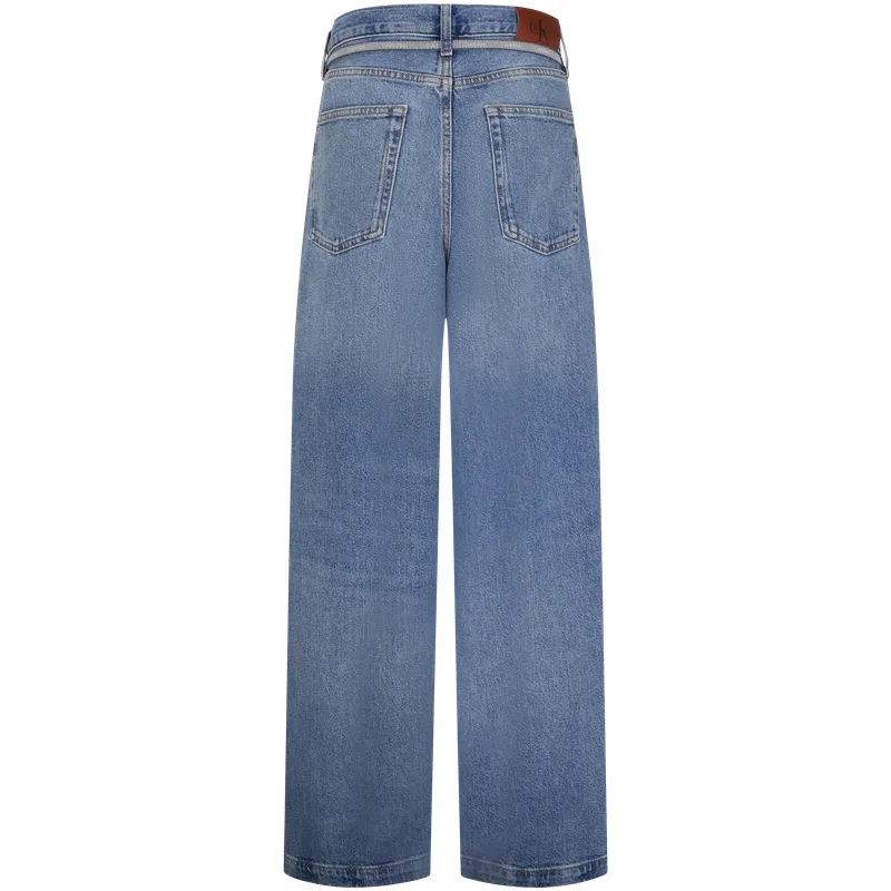 Джинсы женские Europe Version Calvin Klein, 3NS-Denim Blue — фото 4