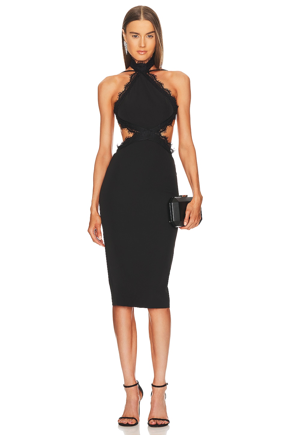 

Платье миди x revolve jenson Michael Costello, черный