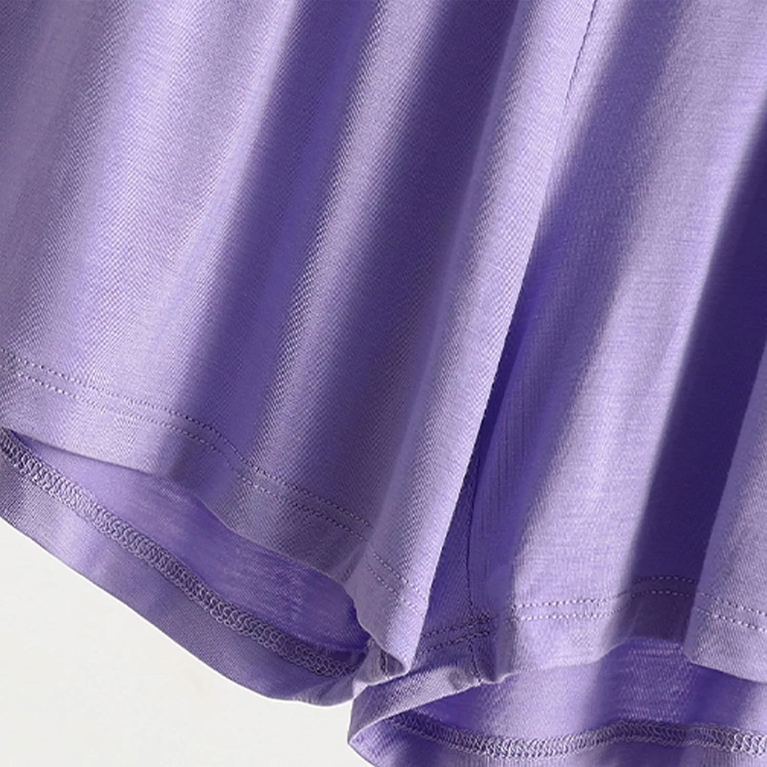 Пижамные шорты модальные Women's Plus Size, фиолетовый — фото 3