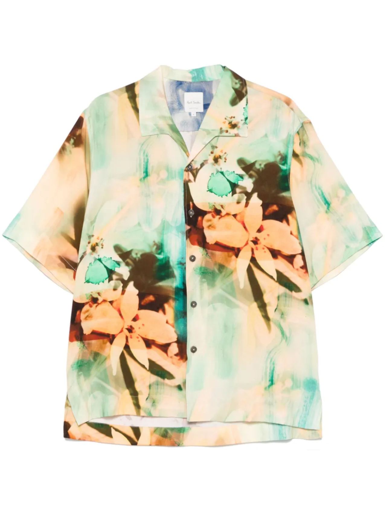 

Футболка с принтом фотографии Paul Smith Painted, зеленый
