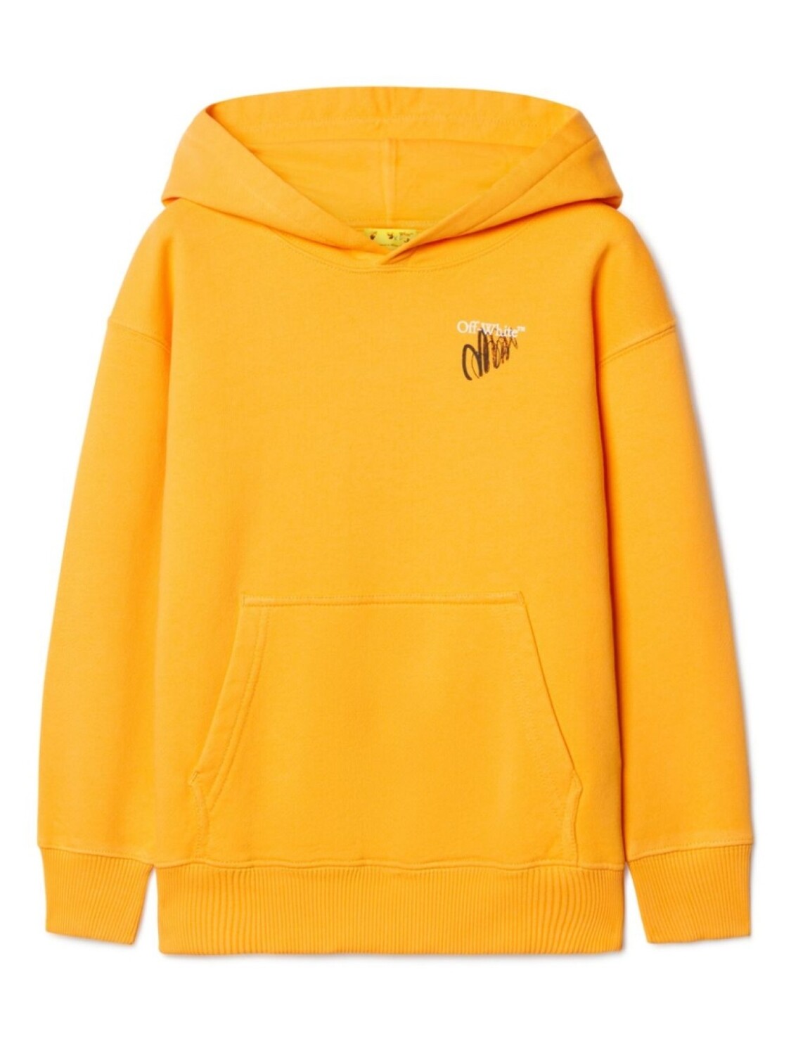 

Толстовка с капюшоном Arrow Sketch Off-White Kids, желтый