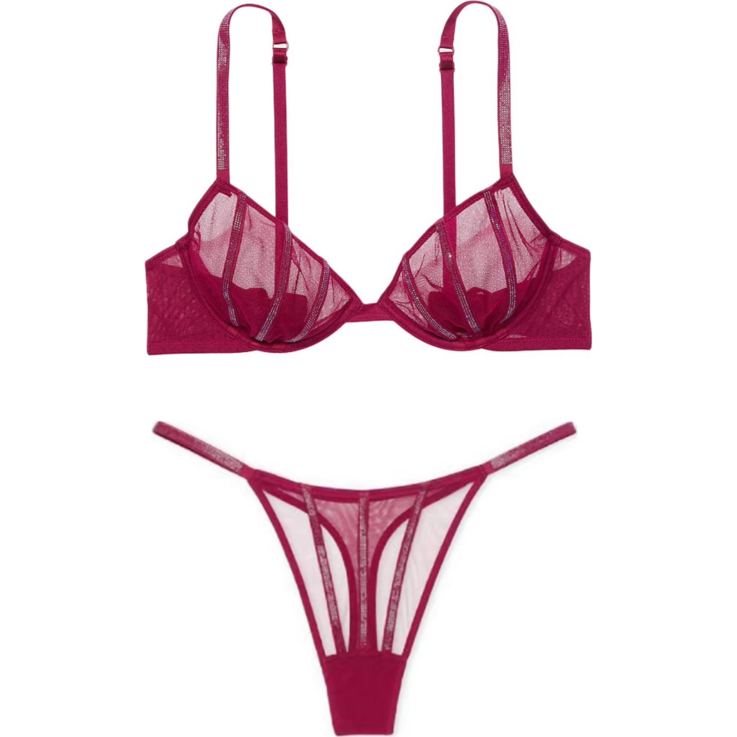 

Victoria's Secret Женский комплект нижнего белья красный