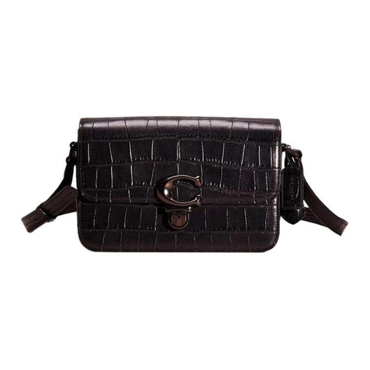 

COACH Сумка-кроссбоди Studio Cow Leather, маленькая женская сумка через плечо, черная
