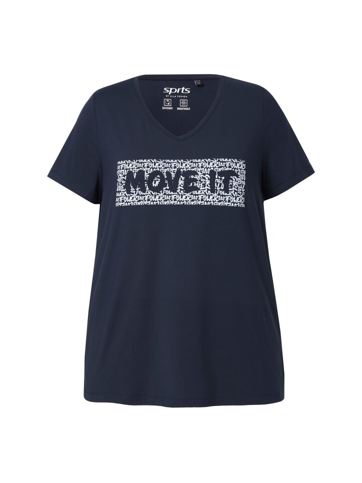 

Футболка Ulla Popken Shirt, цвет marine
