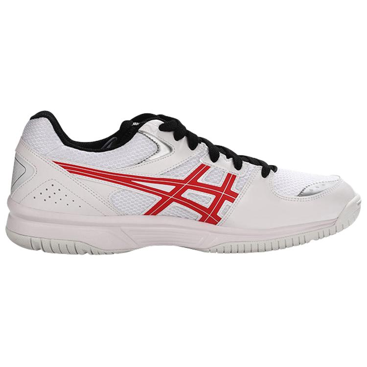 ASICS Тренировочные кроссовки River CS низкие устойчивые к истиранию unisex белый красный — фото 4