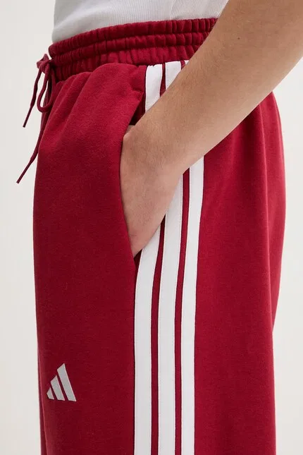 Спортивные штаны трикотажные Essentials Adidas, красный — фото 4