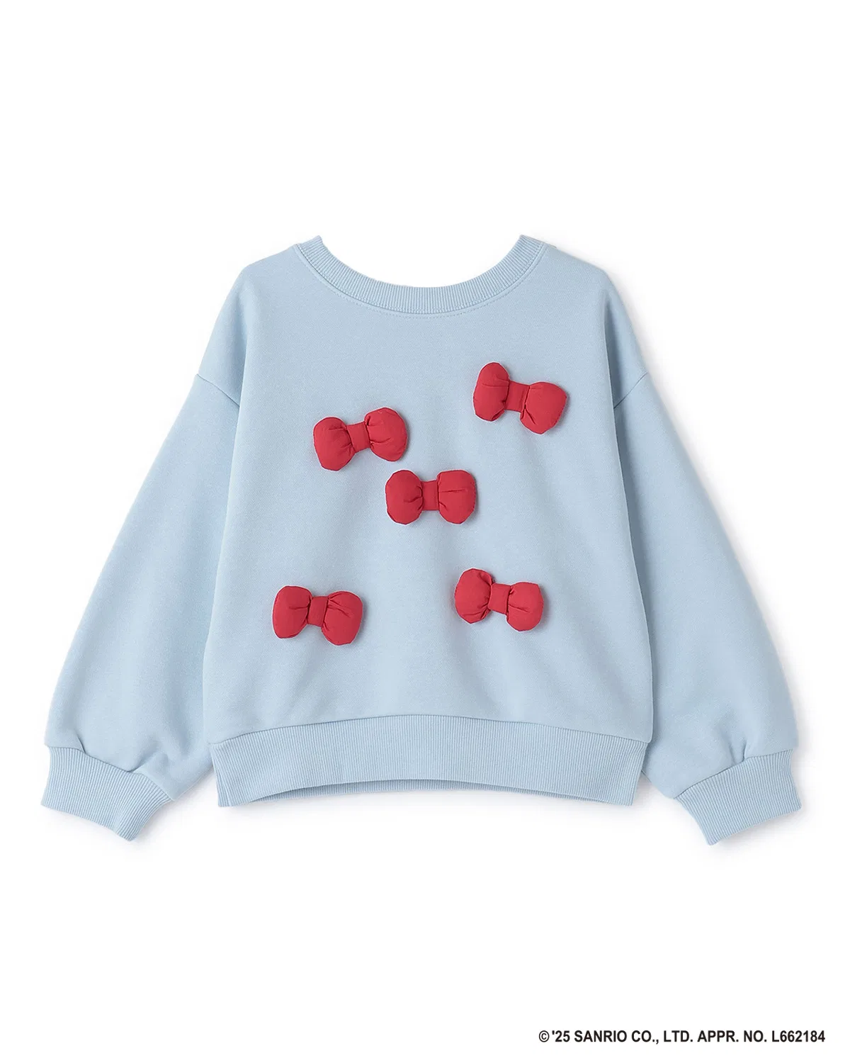 [Персонажи Sanrio] [Можно носить любым способом] [Быстросохнущий флис] Толстовка Hello Kitty с 3D-лентой — фото 3