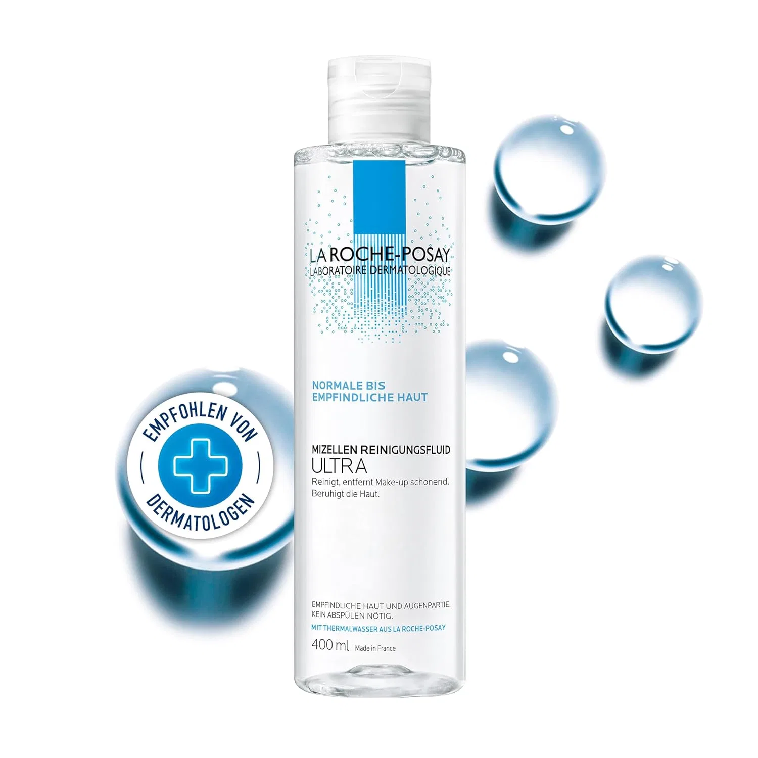 Мицеллярная вода La Roche-Posay — Мицеллярная очищающая жидкость Ultra для чувствительной кожи, 400 мл