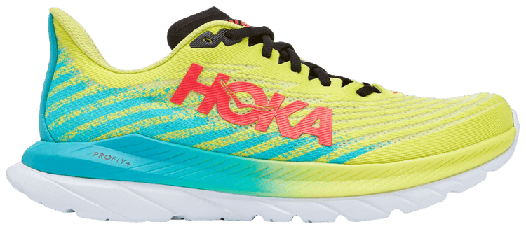 

Кроссовки HOKA Mach 5 'Evening Primrose Scuba Blue', желтый