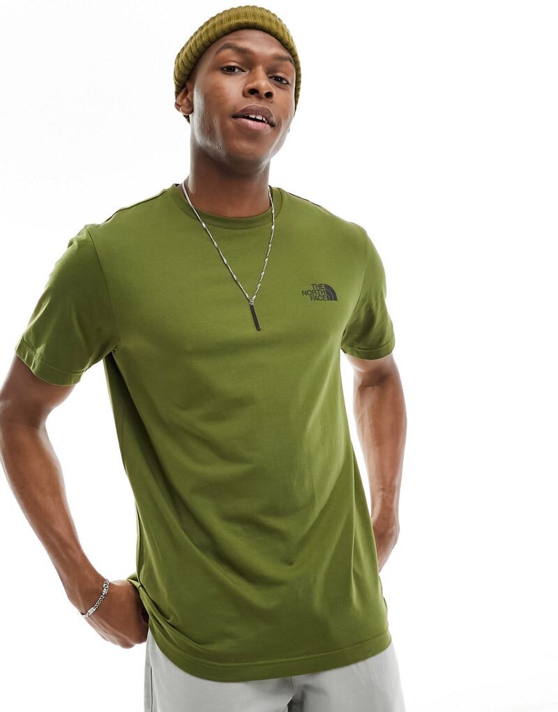 

Оливковая футболка с логотипом The North Face Simple Dome