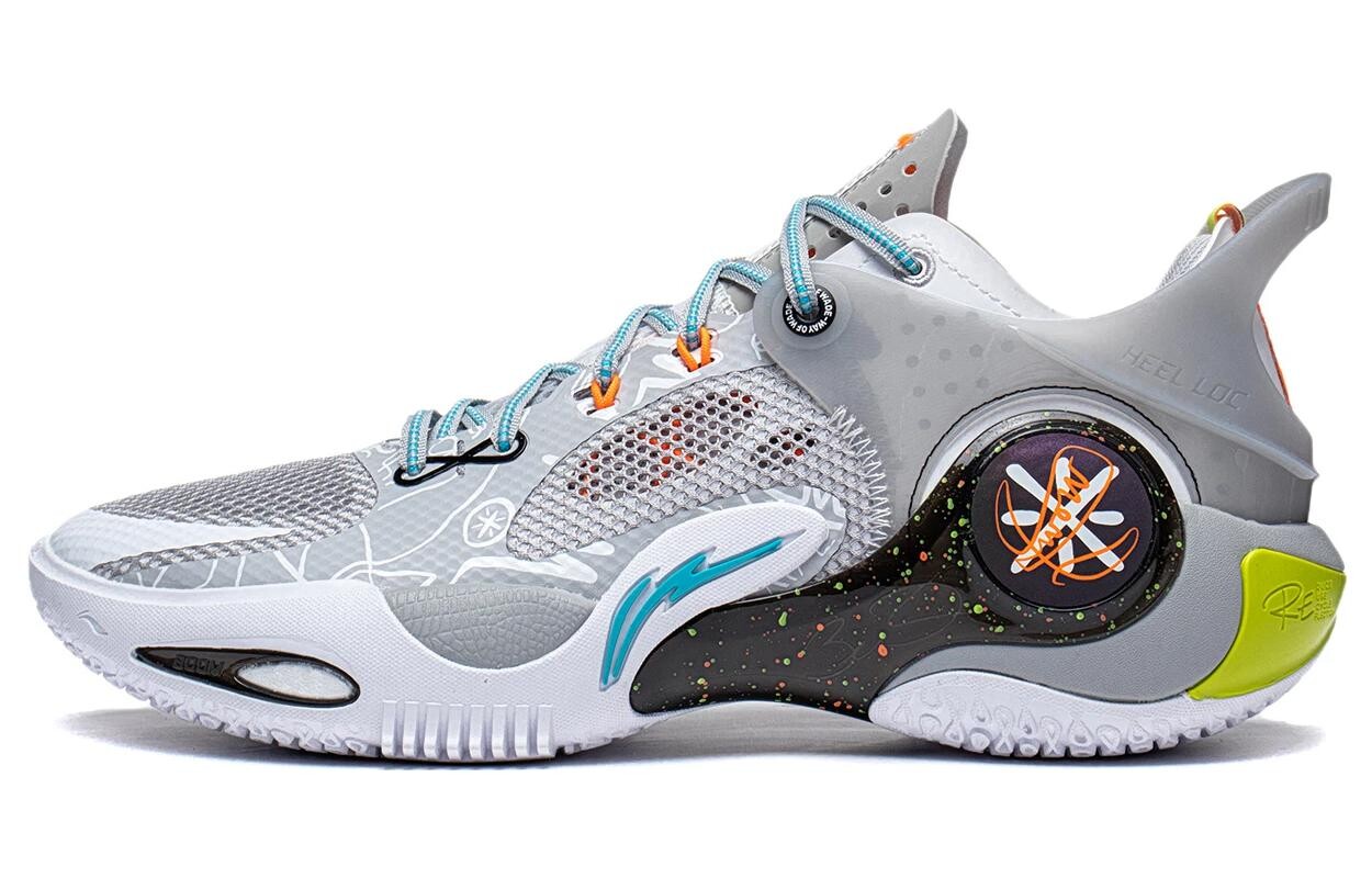 

Кроссовки Li Ning Lining Fission 8, серый/черный