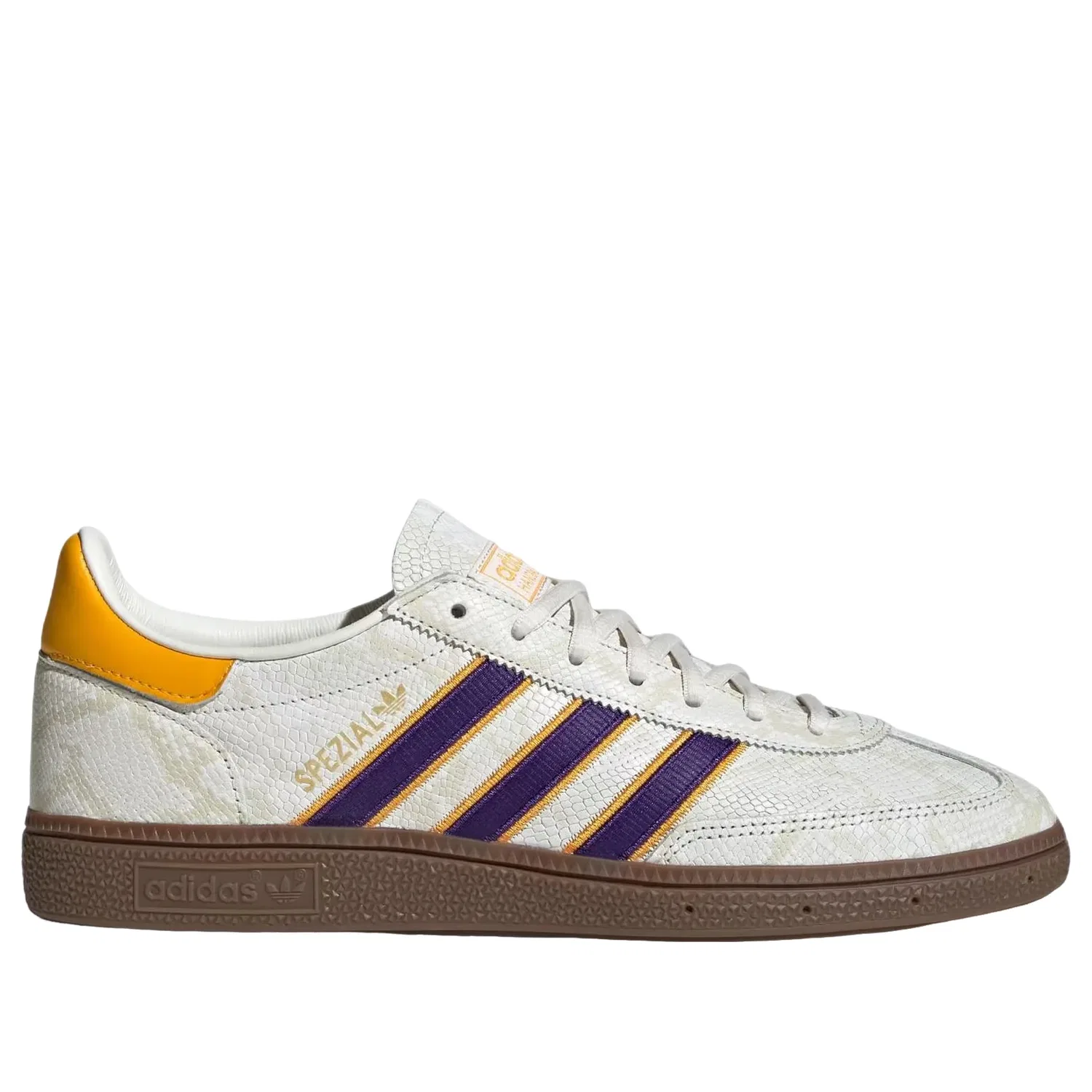 Кроссовки Adidas Handball Spezial 'Grey Collegiate Purple Crew Yellow' KK1189, серый — фото 2