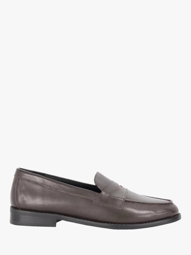 Ginelli кожаные пенни лоферы Dune London, Brown