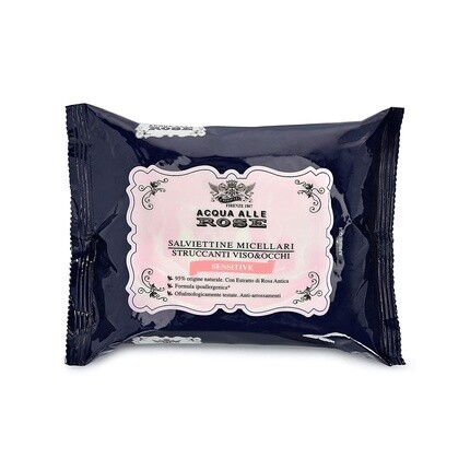 

Acqua Alle Rose Салфетки для снятия макияжа с чувствительной кожи, 20 салфеток, Roberts