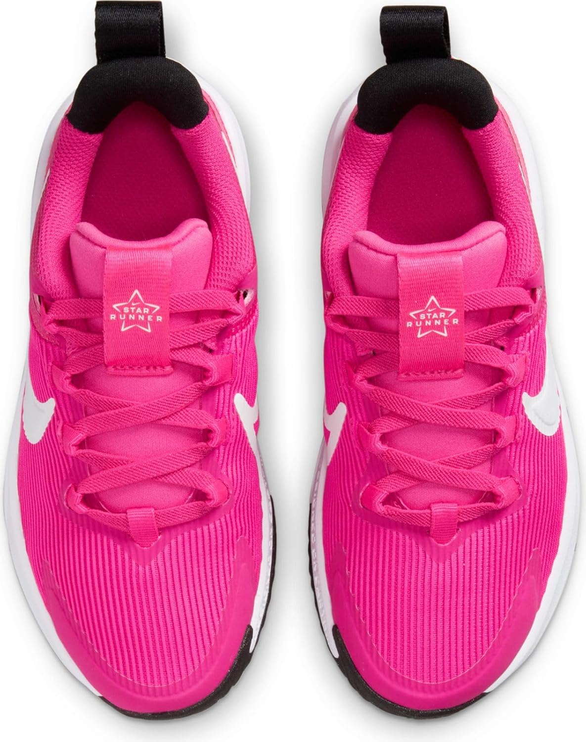 Детские кроссовки Nike Star Runner Unisex-Child 4 Nn (Gs), белый/черный/розовый — фото 3