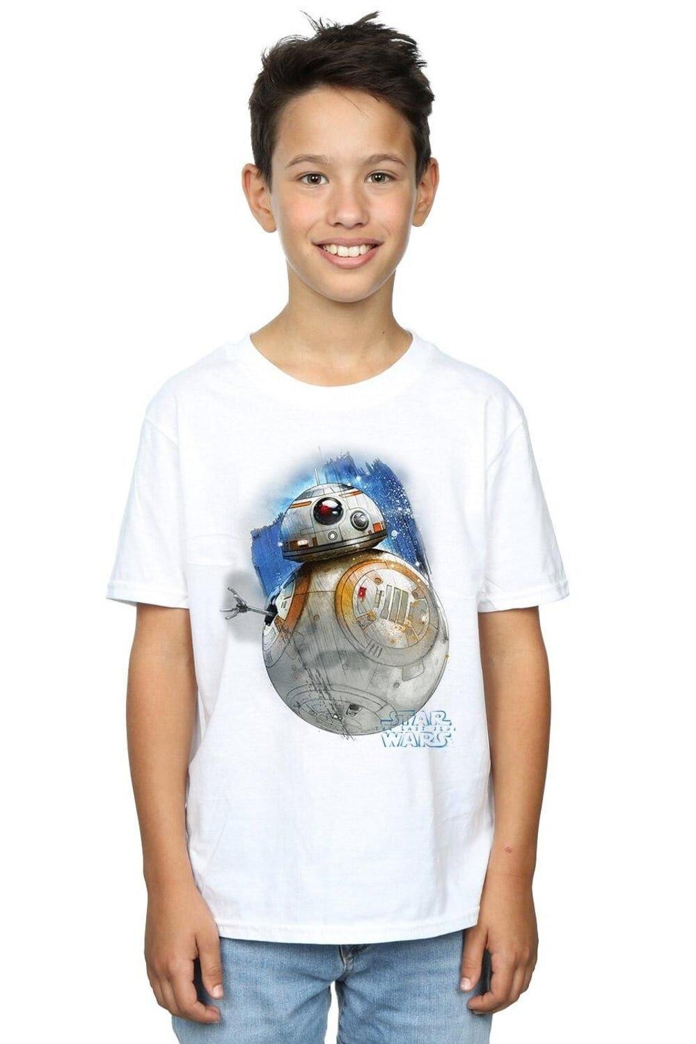 

Матовая футболка «Последний джедай BB-8» Star Wars, белый