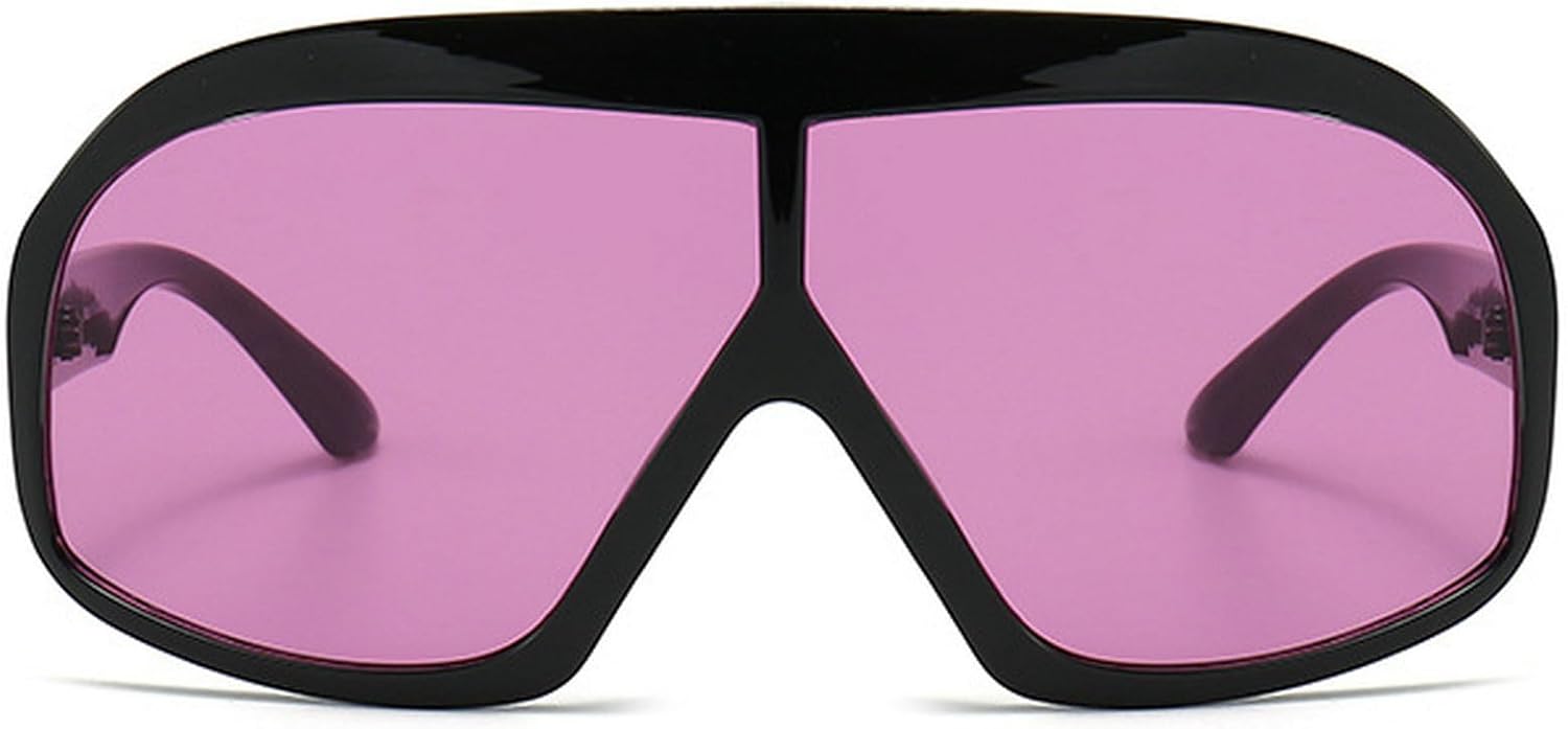 

Модные большие квадратные женские солнцезащитные очки в винтажном панк-стиле для мужчин, очки для активного отдыха, солнцезащитные очки UV400 оранжево-фиолетового цвета mincl, Purple