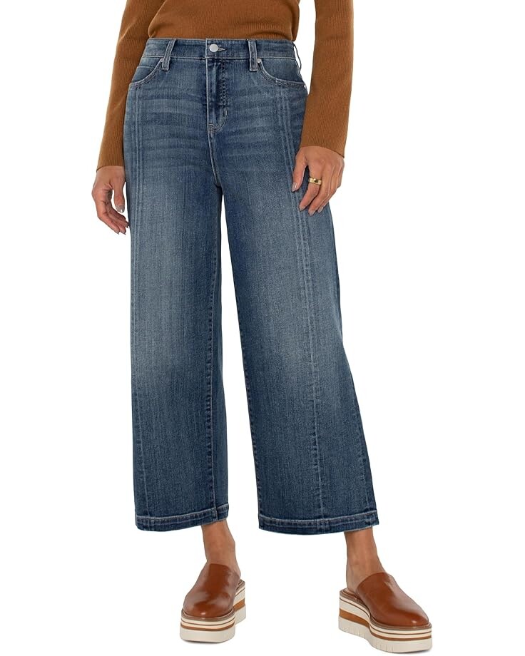 

Джинсы Liverpool Los Angeles Stride high rise wide leg with Center Front seam, цвет Jenny Lake