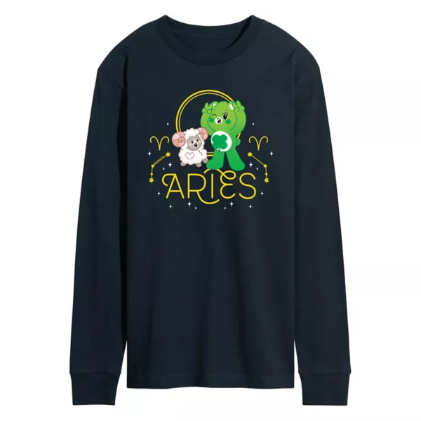 

Мужская футболка с длинным рукавом Care Bears Aries Licensed Character, синий