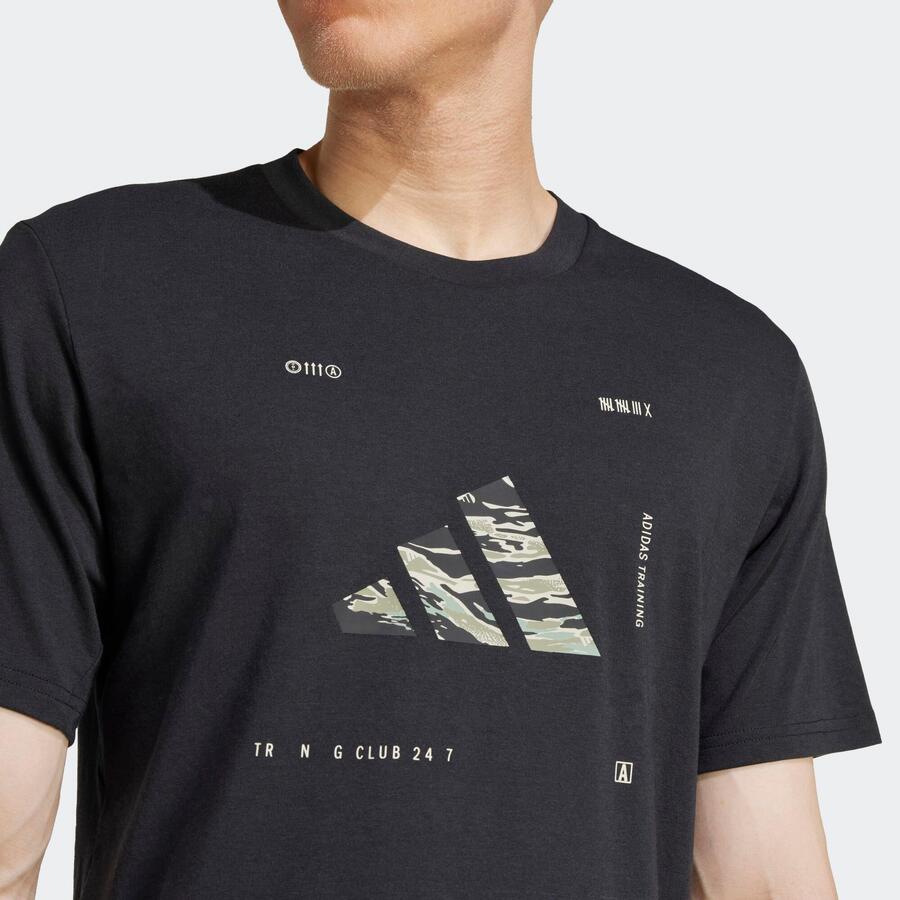 ADIDAS Мужская футболка - черная — фото 4