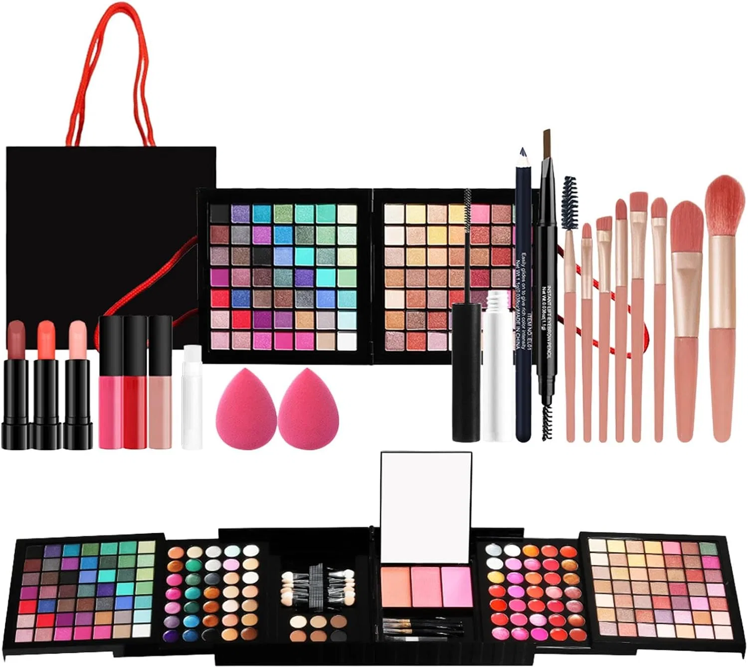 Набор косметики All in One Makeup Kit, мультиколор, 1.2 кг