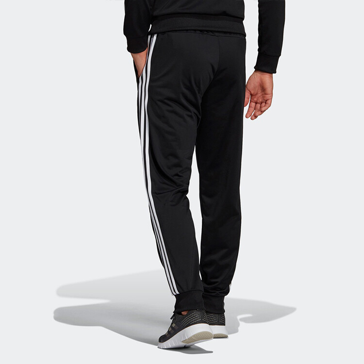 ESSENTIALS Трикотажные спортивные штаны мужские черные Adidas, черный — фото 4