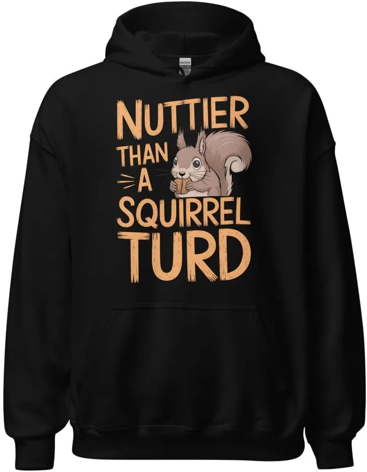 Generic Юмористический худи в стиле кантри Southern Funny Redneck, Nuttier Than A Squirrel Turd, унисекс