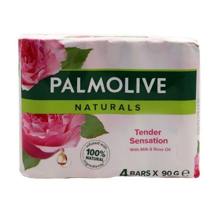 

Кусок мыла Tender Sensation Rose Milk - 4 шт. по 90 г Palmolive