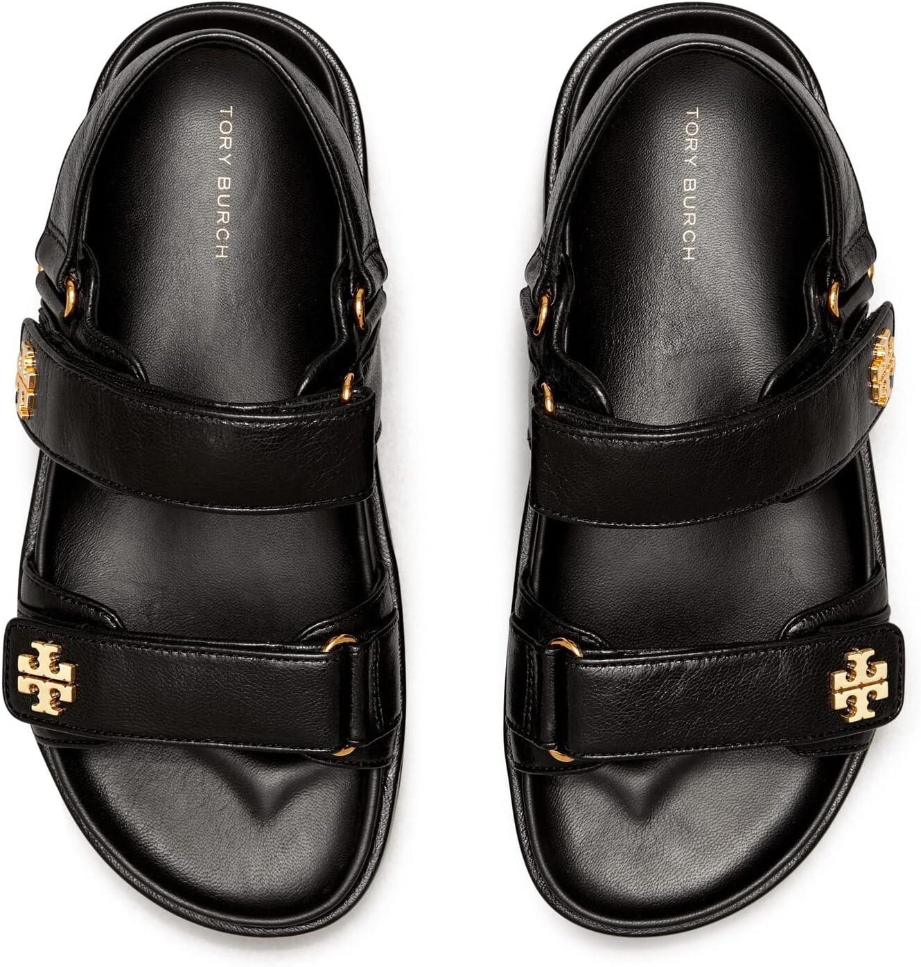 Сандалии на плоской подошве Kira Sport Sandal Tory Burch, цвет Perfect Black — фото 2