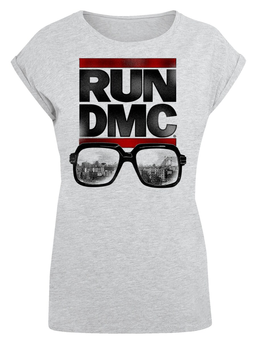 

Рубашка F4NT4STIC Run DMC Glasses NYC, серый