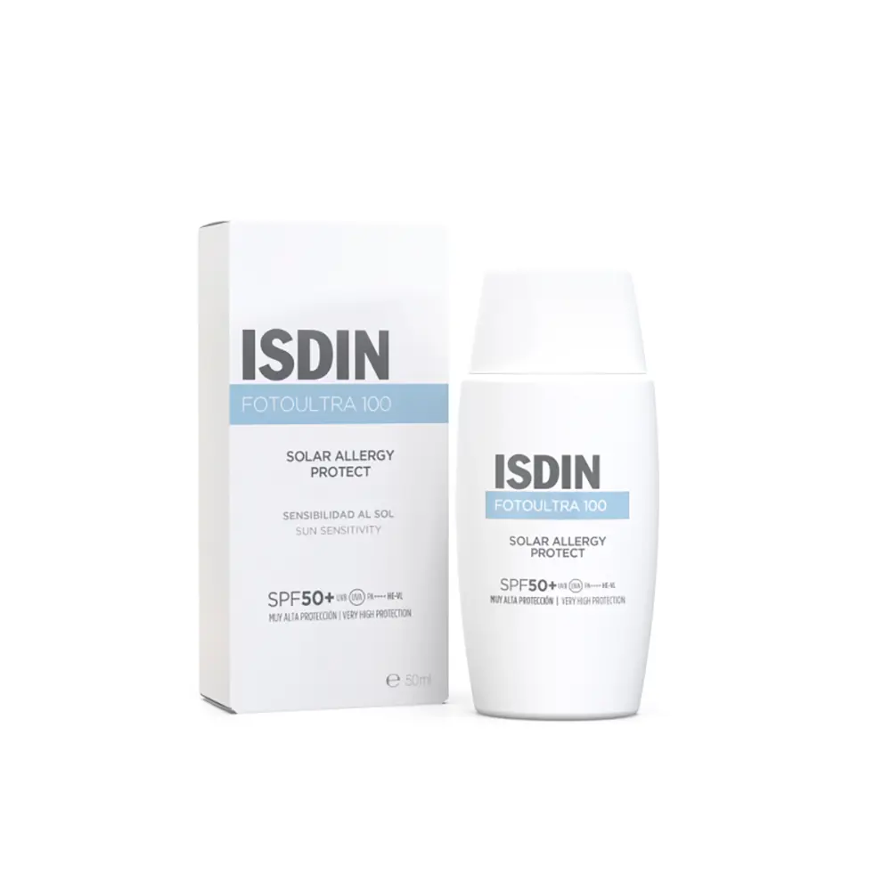 Солнцезащитный крем Foto Ultra Solar Allergy Fusion Fluid Spf50+ Isdin, 50 мл — фото 2
