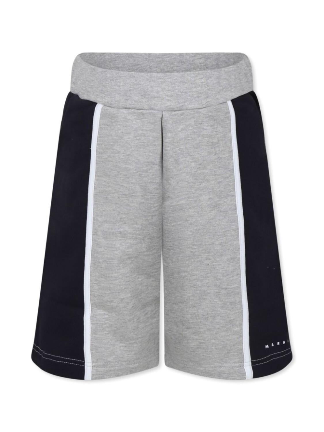 

Хлопковые спортивные шорты Marni Kids, серый