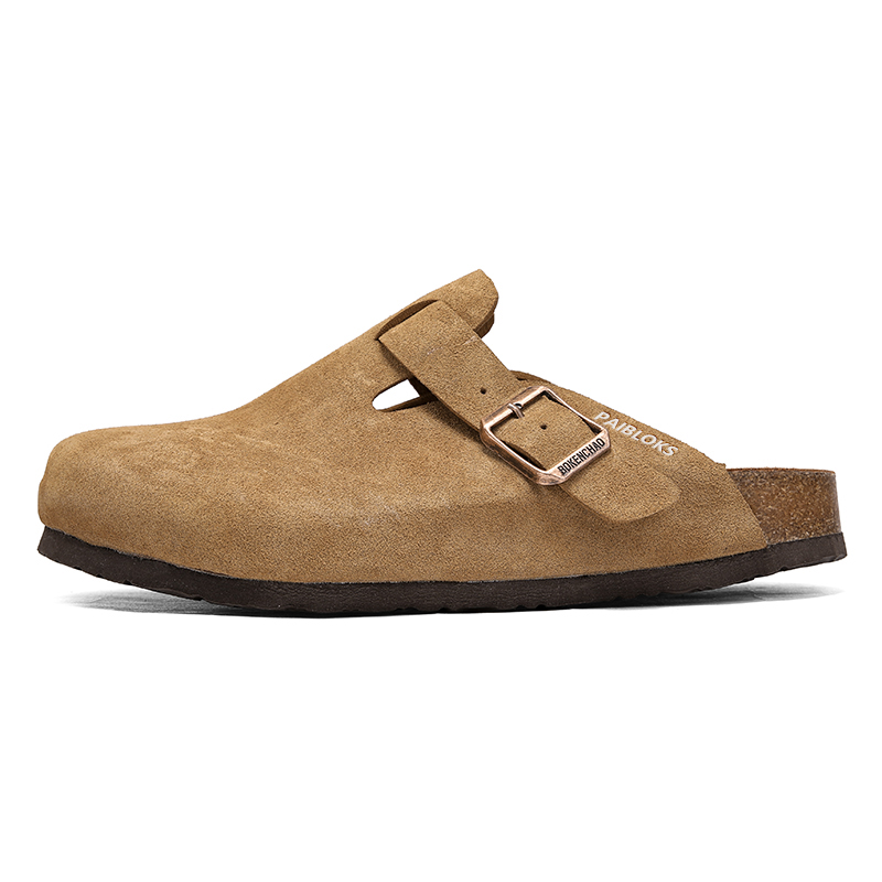 

PAIBLOKS Бесшумные противоскользящие износостойкие закрытые тапочки унисекс желто-коричневые, цвет Yellow Brown