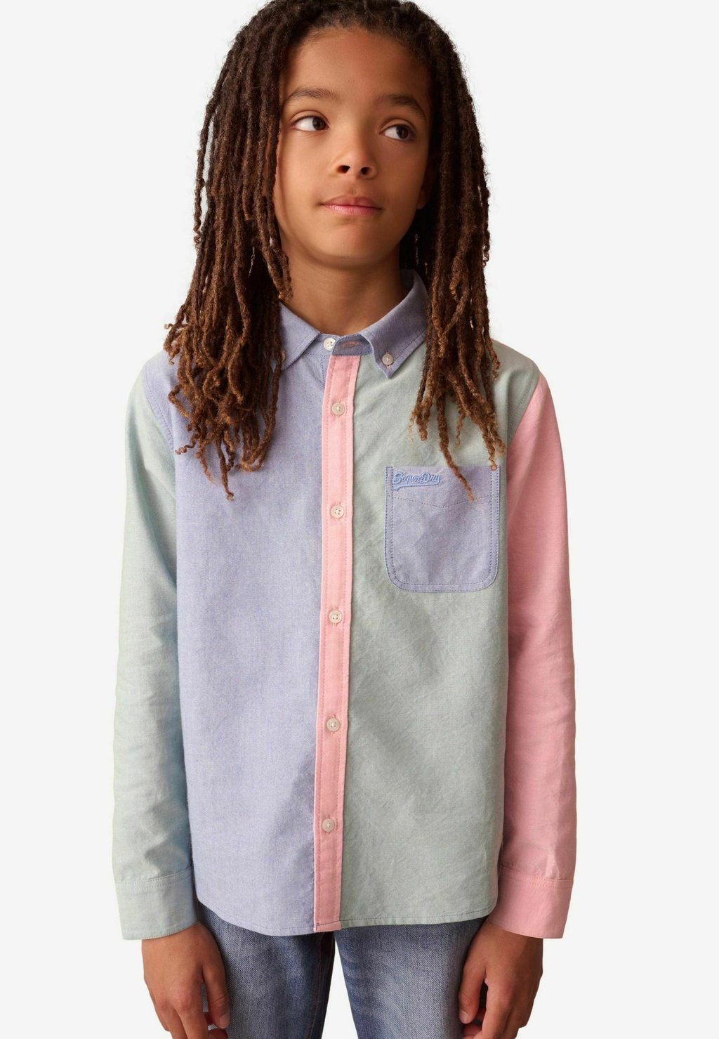 

Рубашка REGULAR FIT OXFORD Superdry, синий