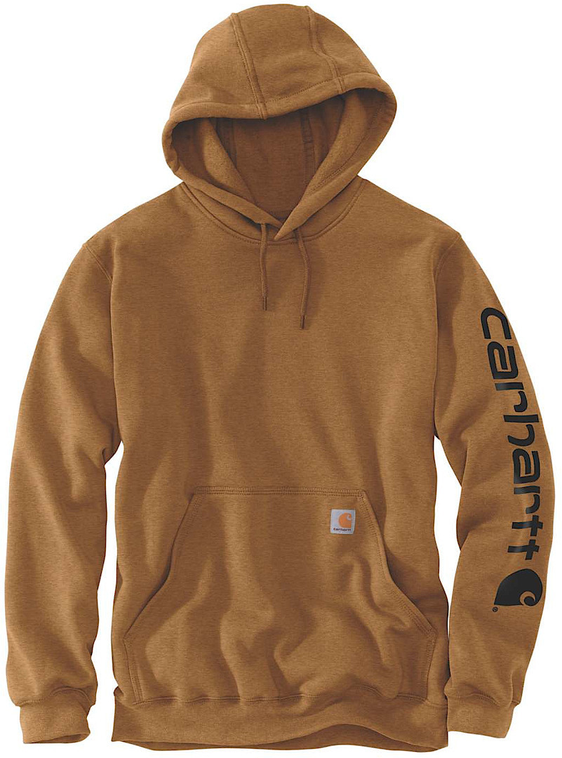 

Худи Carhartt Midweight Sleeve Logo Hoodie, коричневый