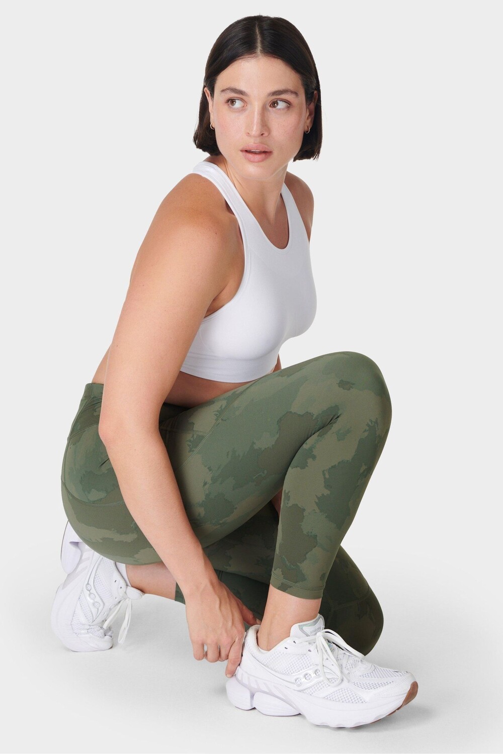 

Леггинсы для тренировок Power 7/8 Sweaty Betty, зеленый