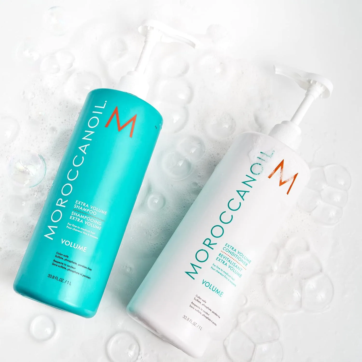 Набор шампуня и кондиционера Moroccanoil Extra Volume 1000 мл — фото 2