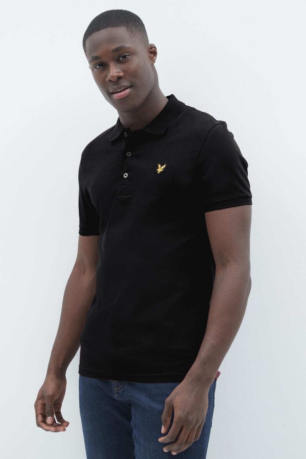 

Классическая рубашка-поло Lyle & Scott, черный