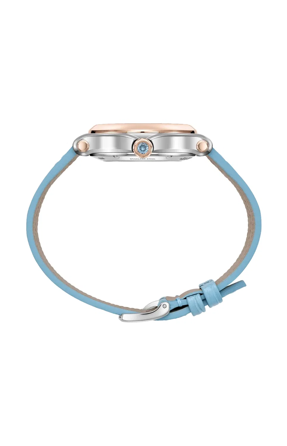 HAPPY SPORT, 33 ММ, АВТОМАТИЧЕСКИЕ, ЭТИЧНОЕ РОЗОВОЕ ЗОЛОТО, LUCENT STEEL, БРИЛЛИАНТЫ - 278608-6013 CHOPARD, золотой — фото 3